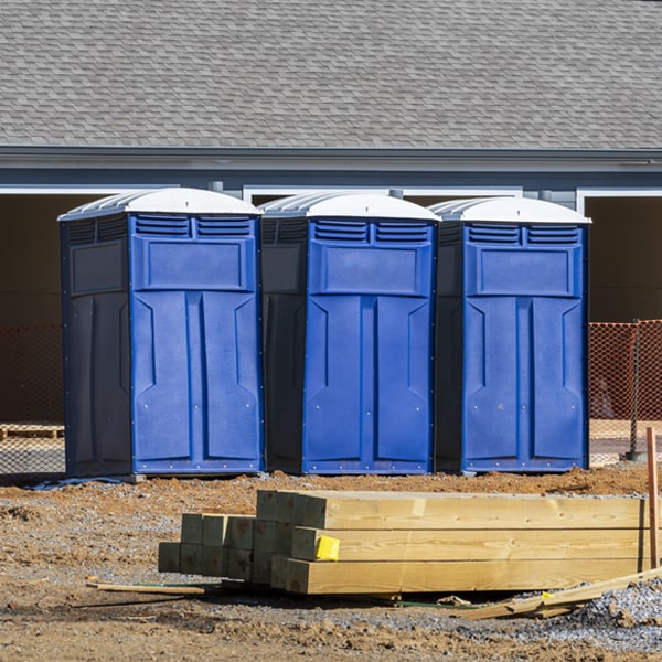 what is the cost difference between standard and deluxe portable restroom rentals in Export PA